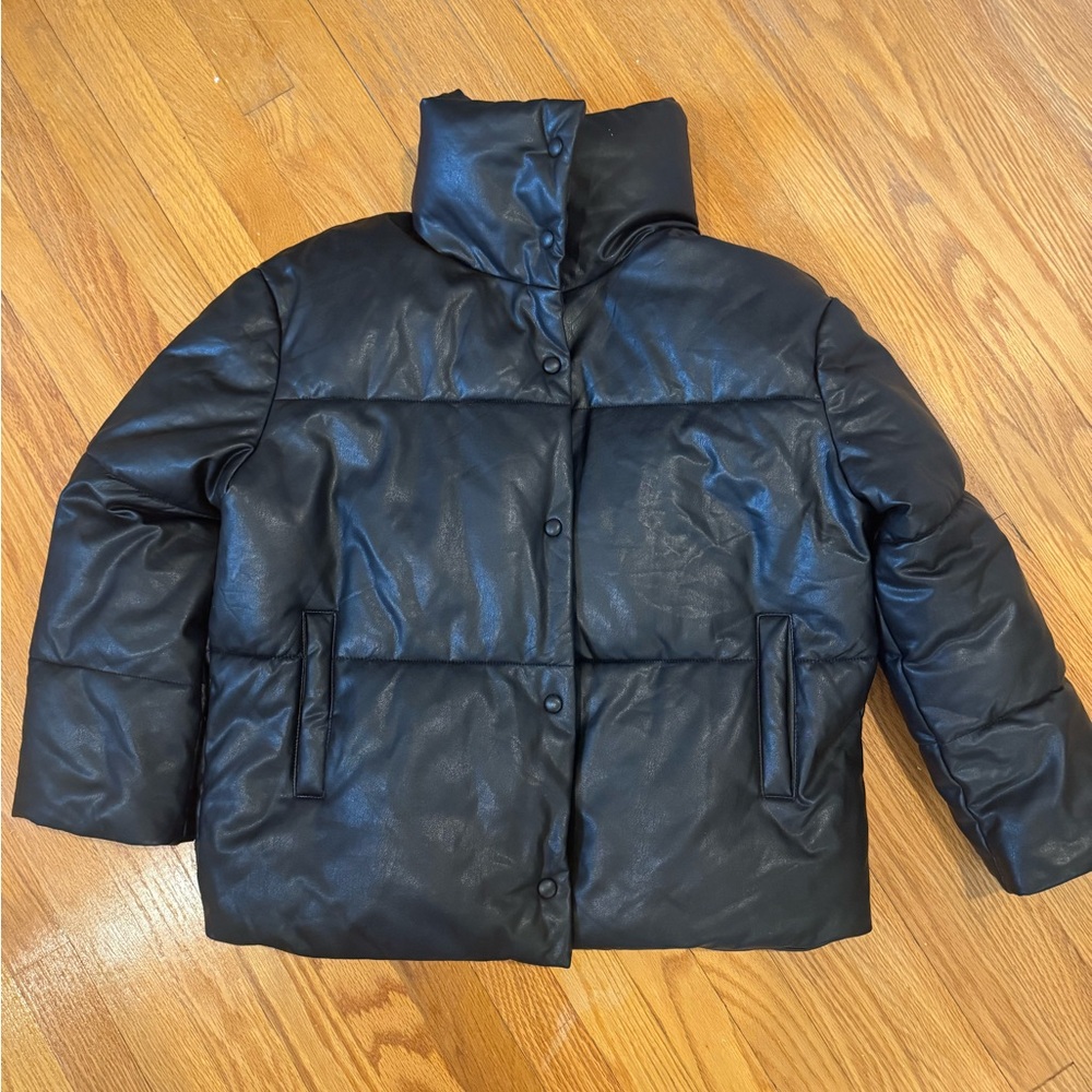 AVEC LES FILLES LEATHER PUFFER - M